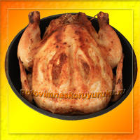 Фотография готового блюда: Курица, фаршированная гречкой.